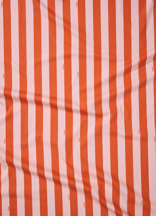 Lençol de Elástico Infantil - Listrado Coral