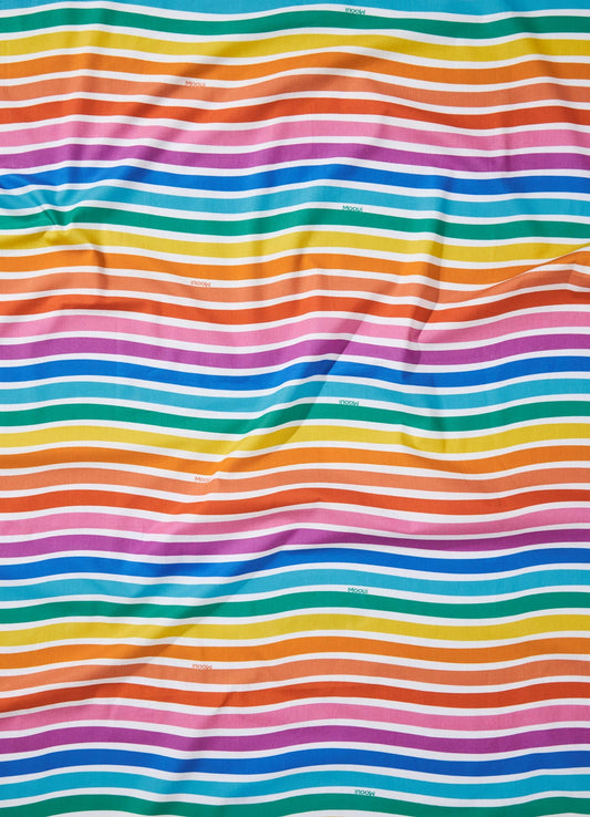 Lençol de Elástico Infantil - Listrado Rainbow