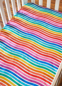 Lençol de Elástico Infantil - Listrado Rainbow