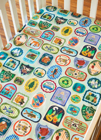 Lençol de Elástico Infantil - Pescar e Acampar