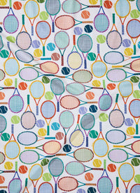 Lençol de Elástico Infantil - Raquetes