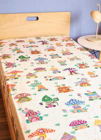 Lençol de Elástico Infantil - Vila Das Fadas