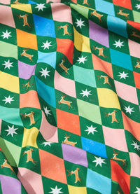 Lençol de Elástico Infantil - Baile das Renas