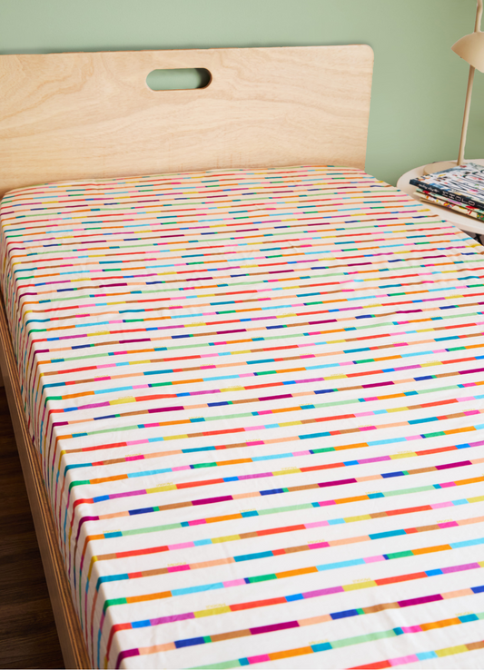 Lençol de Elástico Infantil - Lápis de Colorir