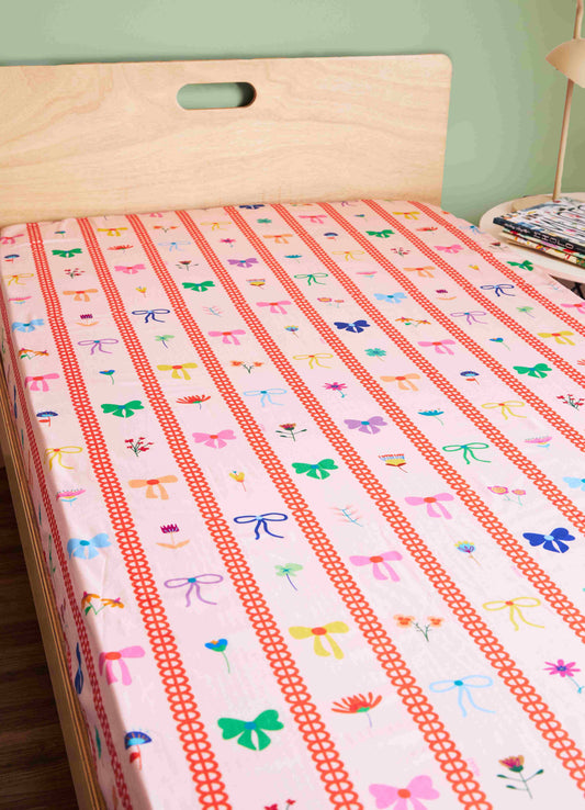 Lençol de Elástico Infantil - Laços de Amizade