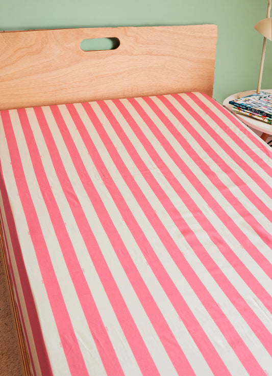 Lençol de Elástico Infantil - Listrado Azaleia