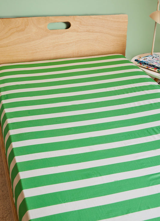 Lençol de Cima Infantil - Listrado Campo