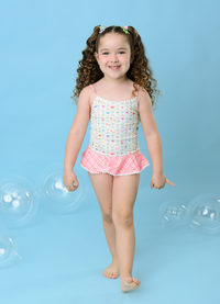 Maiô Regata Infantil - Floral Casa de Campo
