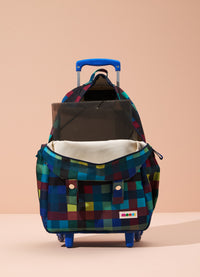 Mochila com Rodinha Infantil - Xadrez Aventura