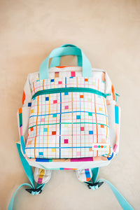 Mochila Quadrada - Lápis de Colorir