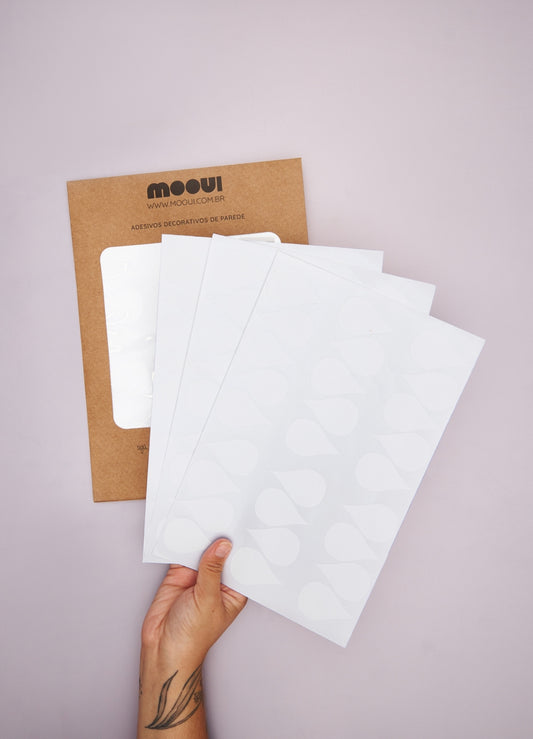 Adesivo - Gotas Brancas