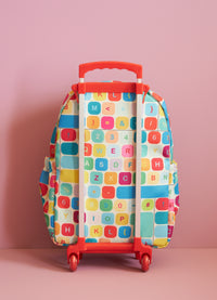 Mochila de Rodinha Infantil - Máquina de Escrever