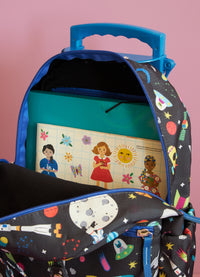 Mochila de Rodinha Infantil - Corrida Espacial