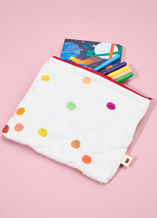 Necessaire Matelassada - Espuma Do Mar