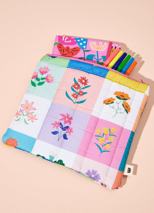 Necessaire Matelassada - Colher no Jardim