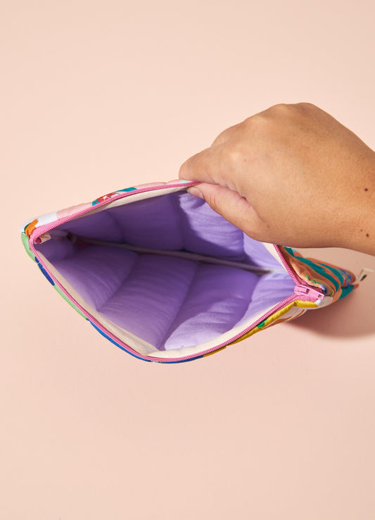 Necessaire Matelassada - Colher no Jardim