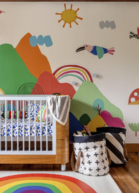 Papel de Parede Infantil Cordilheiras - Painel