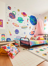 Papel de Parede Infantil Cosmos Off - Painel