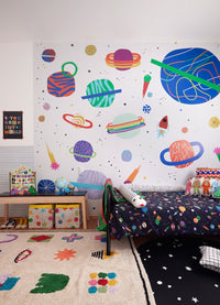 Papel de Parede Infantil Cosmos Off - Painel