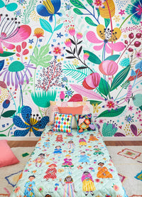 Papel de Parede Infantil Flora - Painel