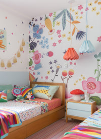 Papel de Parede Infantil Jardim Dia - Painel