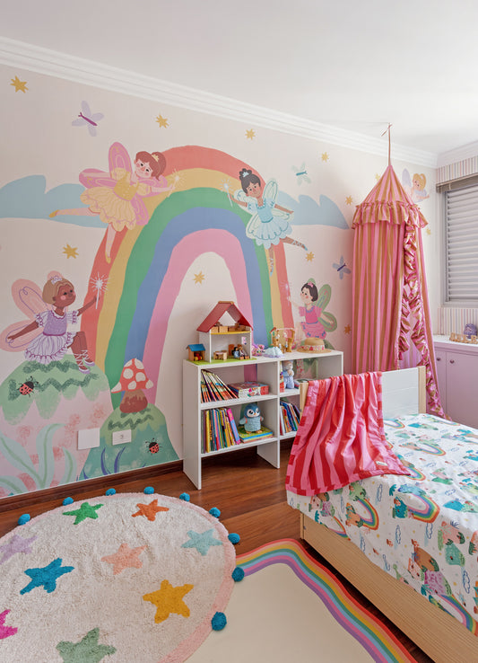 Papel de Parede Infantil Portal das Fadas - Painel