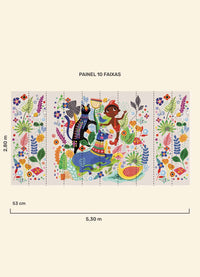 Papel de Parede Infantil Saci - Painel