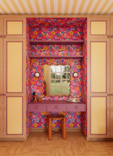 Papel de Parede Infantil - Buquê de Flores Roxo