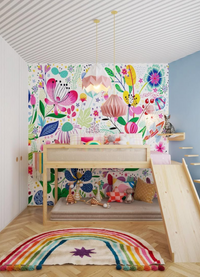 Papel de Parede Infantil - Listrado Diagonal Cinza