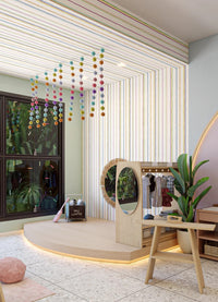 Papel de Parede Infantil - Listrado da Sorte