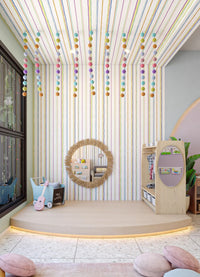 Papel de Parede Infantil - Listrado da Sorte