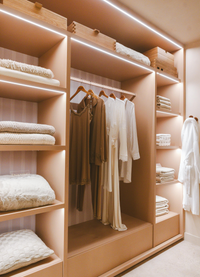 Papel de Parede Infantil - Listrado Largo Bege dos Sonhos