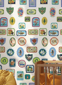 Papel de Parede Infantil - Acampamento