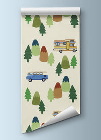 Papel de Parede Infantil - Camp