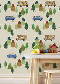 Papel de Parede Infantil - Camp