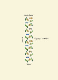 Papel de Parede Infantil - Camp