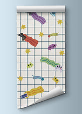 Papel de Parede Infantil - Cometas