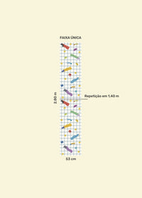 Papel de Parede Infantil - Cometas