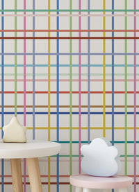 Papel de Parede Infantil - Contando Cores