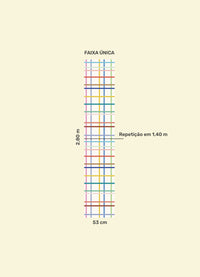 Papel de Parede Infantil - Contando Cores