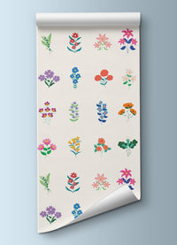 Papel de Parede Infantil - Flores da Primavera