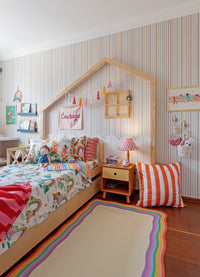 Papel de Parede Infantil - Listradinho Alegria