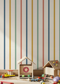Papel de Parede Infantil - Listradinho Saturno
