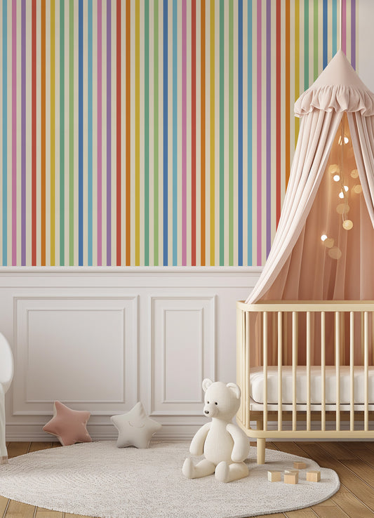 Papel de Parede Infantil - Caminho do Arco-íris