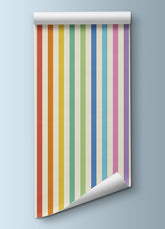 Papel de Parede Infantil - Listrado Caminho do Arco-íris