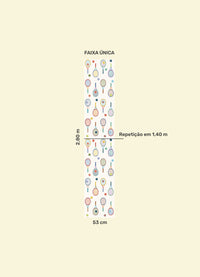 Papel de Parede Infantil - Partida De Tenis