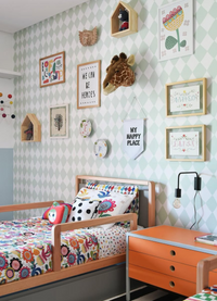 Papel de Parede Infantil - Pipa Menta