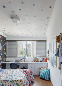Papel de Parede Infantil - Universo de Estrelas Off