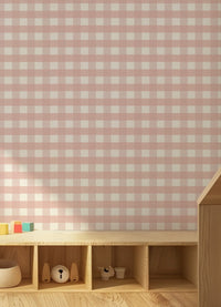 Papel de Parede Infantil - Xadrez Camélia
