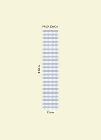 Papel de Parede Infantil - Xadrez Celeste